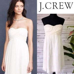 J. Crew Arabelle Dress Silk Chiffon Style 29286 Wedding Cocktail Formal Size 00